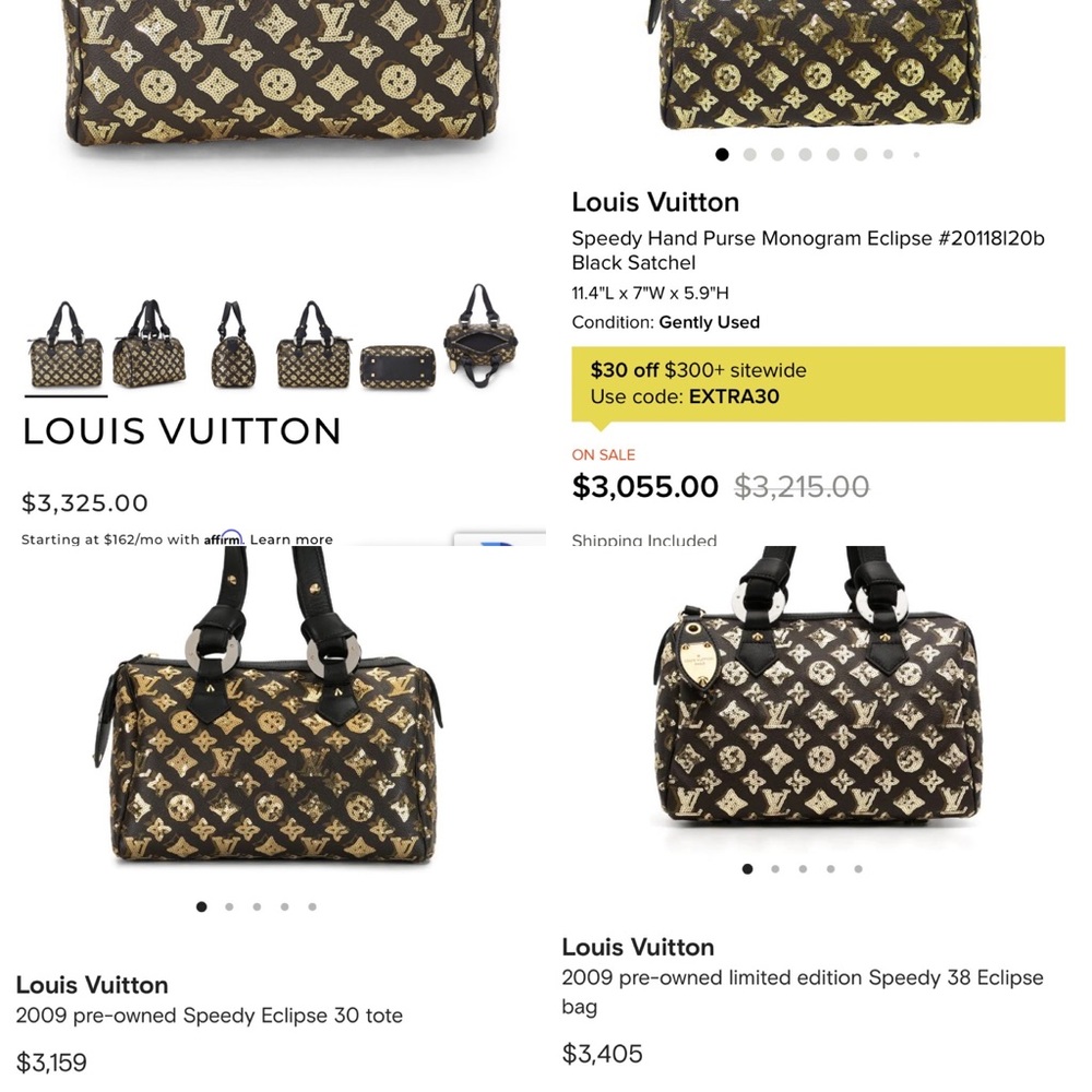 SOLD on MERCARI 🇺🇸JULY 4TH SALE🇺🇸Limited Edition LV Eclipse Speedy - Picture 16 of 16